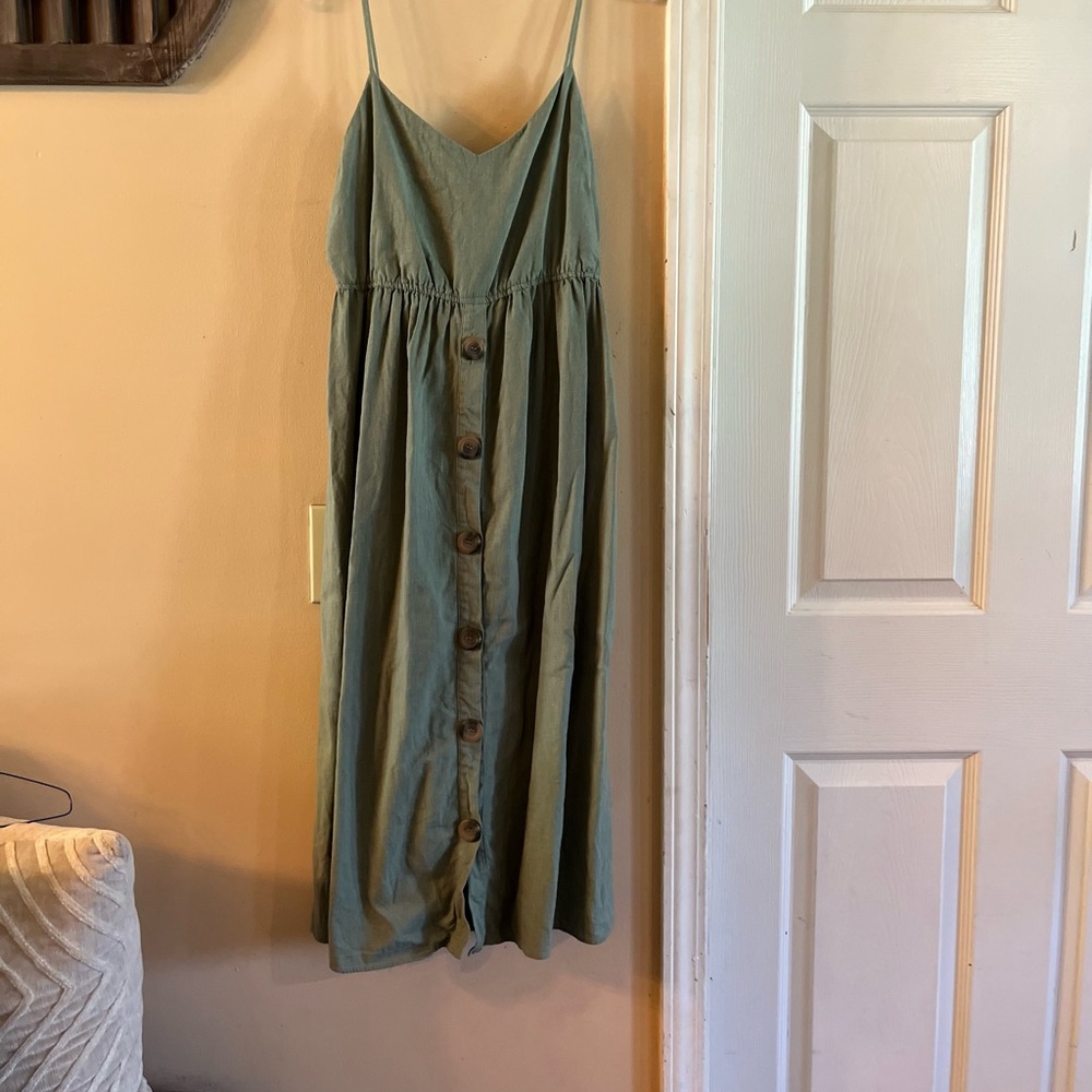 Zara linen dress new w/o tag size Medium